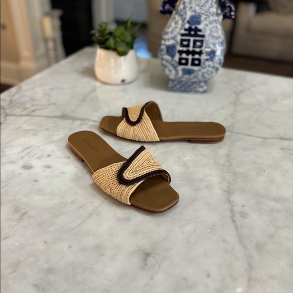 🤎 LE MOGADOR NUDE AND BROWN VOLAKAS FLATS! - Picture 5 of 9